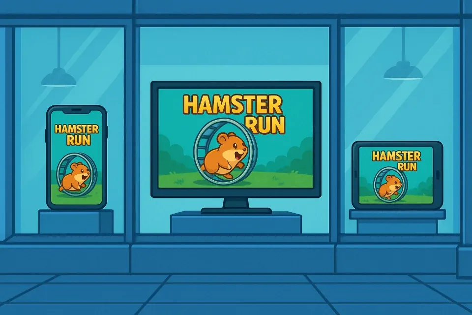 Juega en cualquier lugar, en cualquier momento, en una tienda, en cualquier pantalla